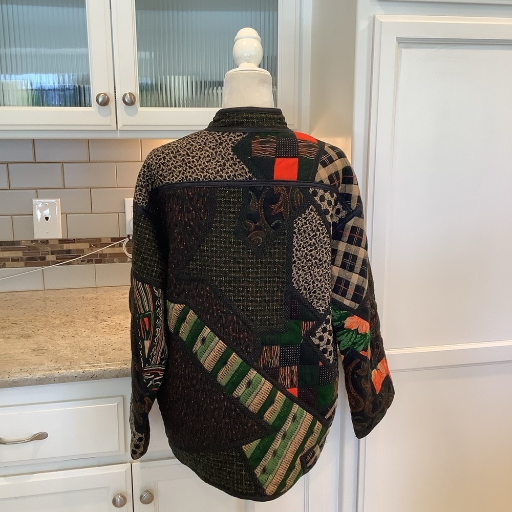 Robert Janan Patchwork Women's Jacket Vintage Siz… - image 4